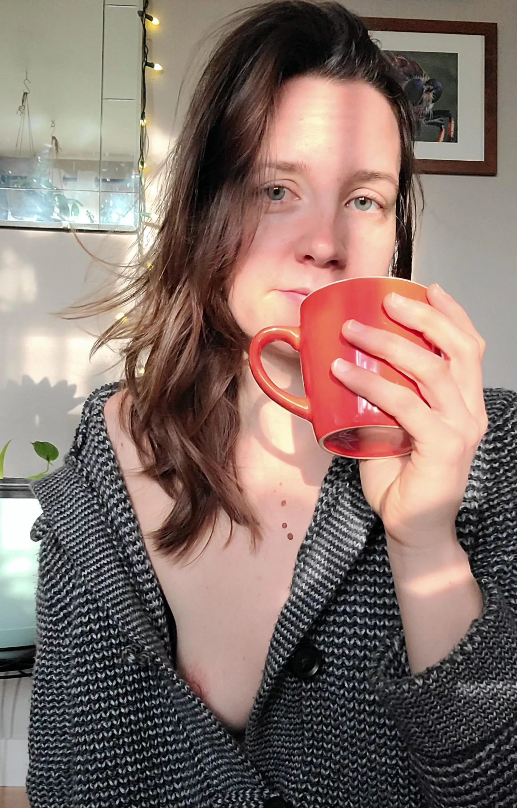 I'll be honest, I need the sunshine way more than the coffee. Have a beautiful day cgw :) posted by thegoodbugs