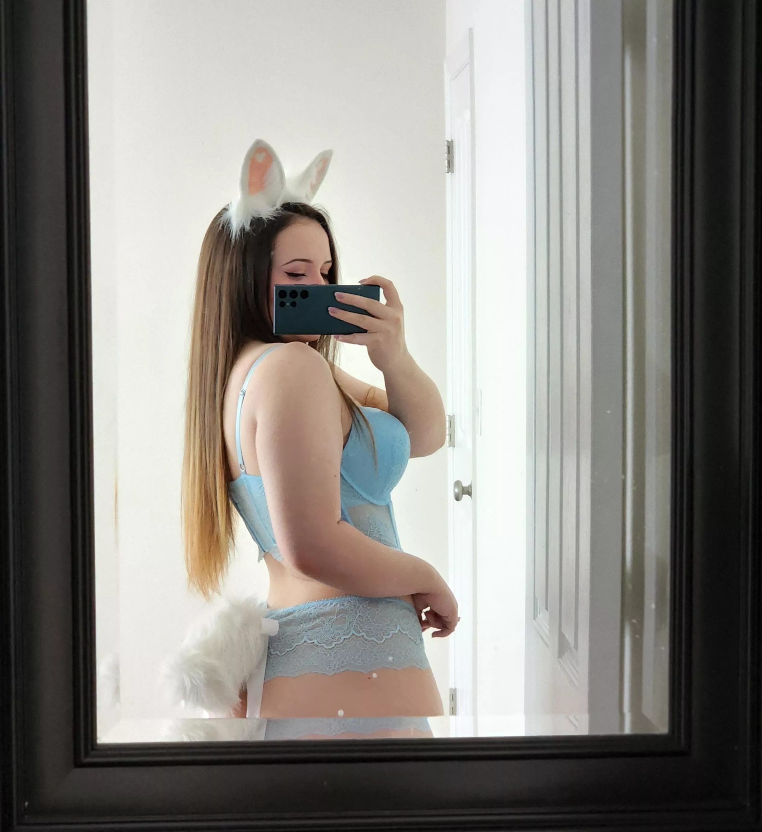 I'll be your bunny and hop hop hop for you 🐇💕 posted by littlestsuki