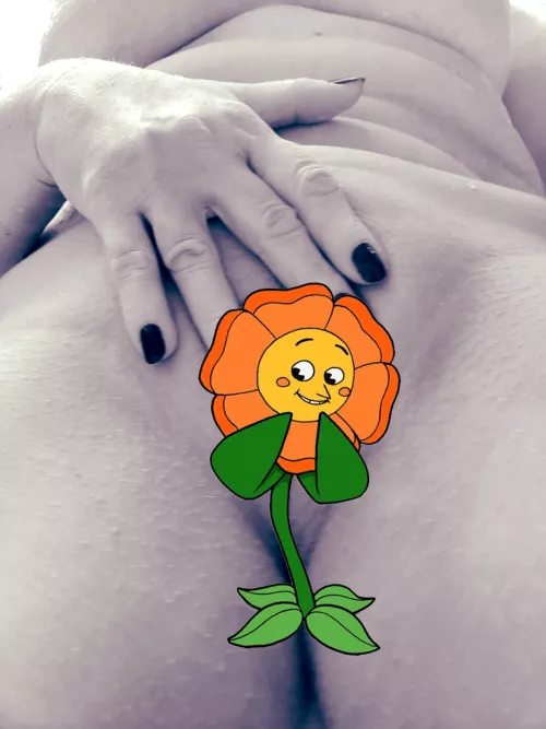 I'll remove the flower for the lady who can make me weak in the knees 😜 by wrong_way1