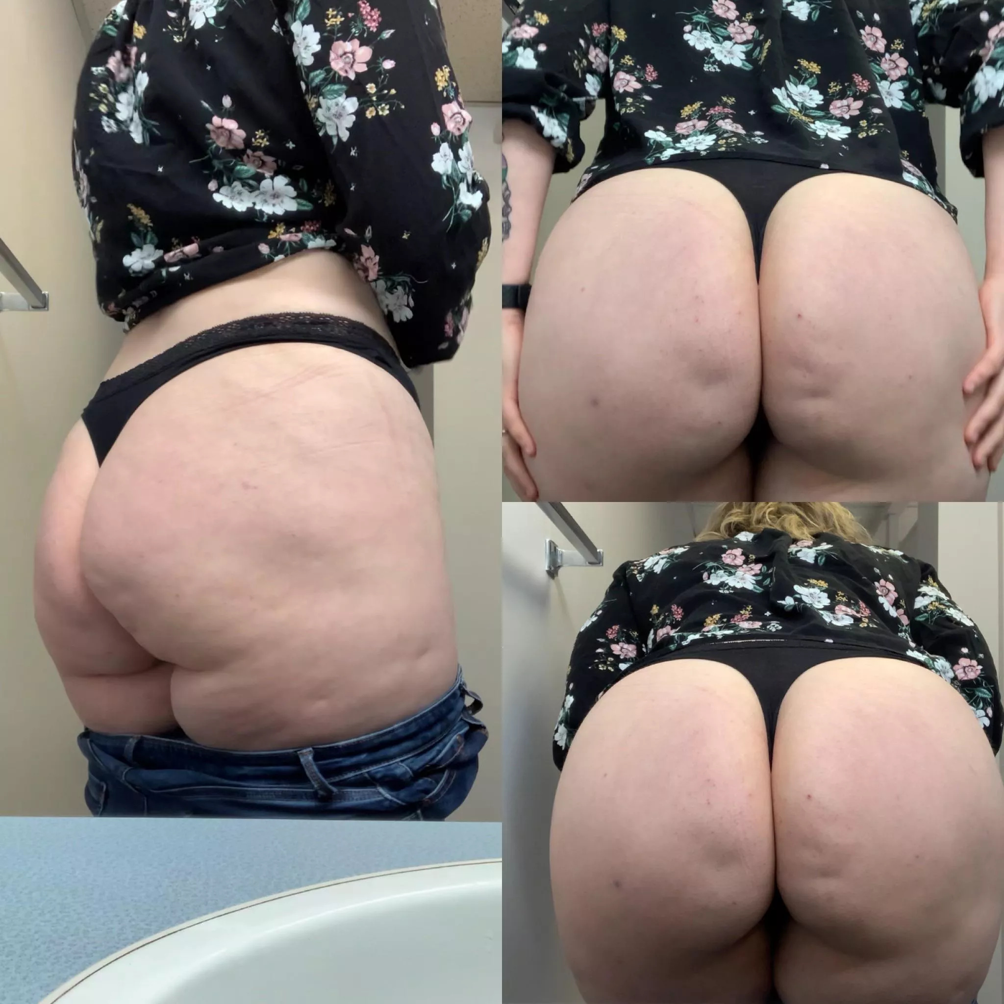 I’m a little worried about getting caught but I’m sure I could think of some way to get myself out of trouble 😉 Happy thong Thursday! (F) posted by pizzaanddogs73