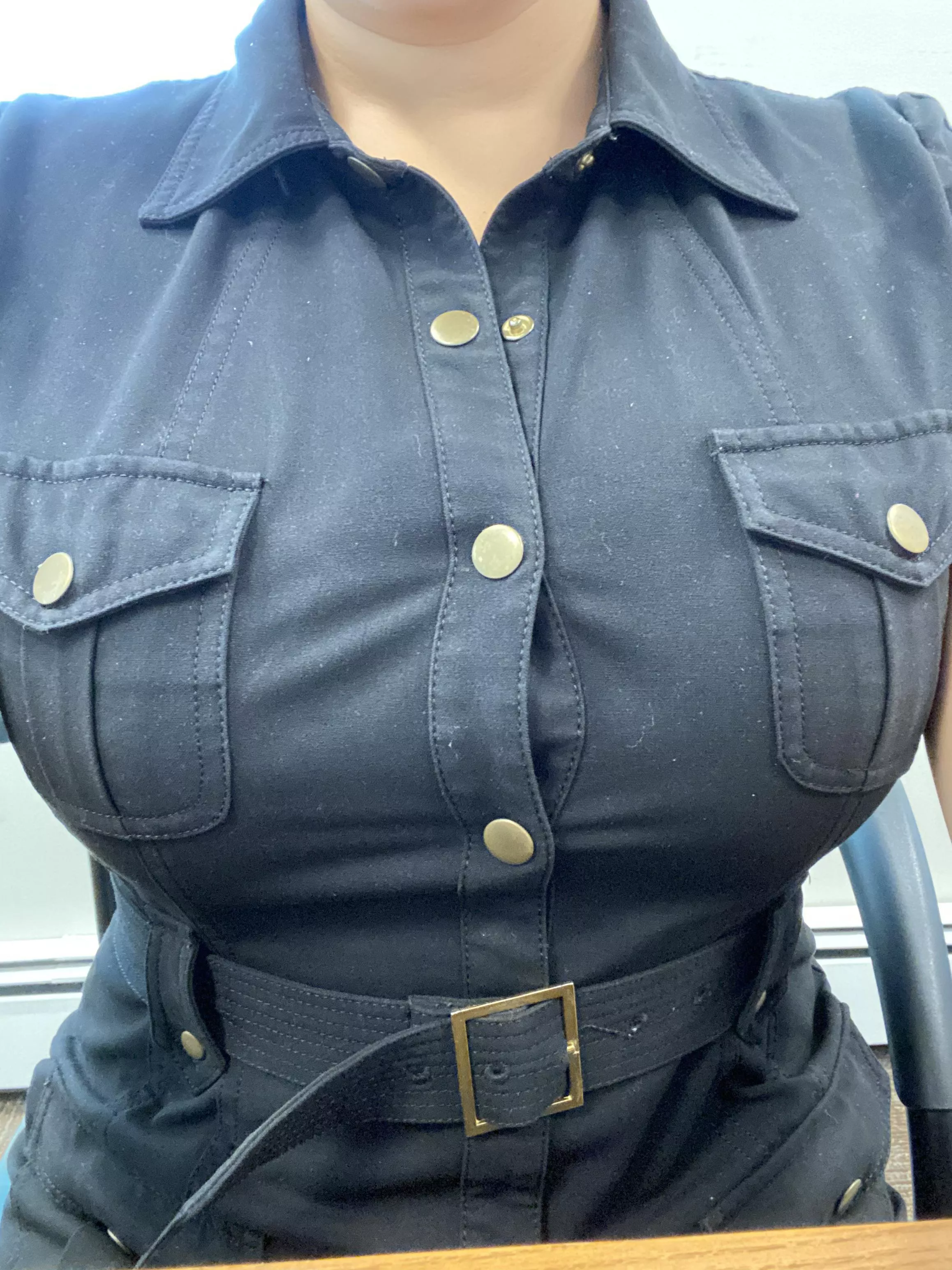 I’m about to burst out of my shirt at work [f] posted by yourdreamcouple69