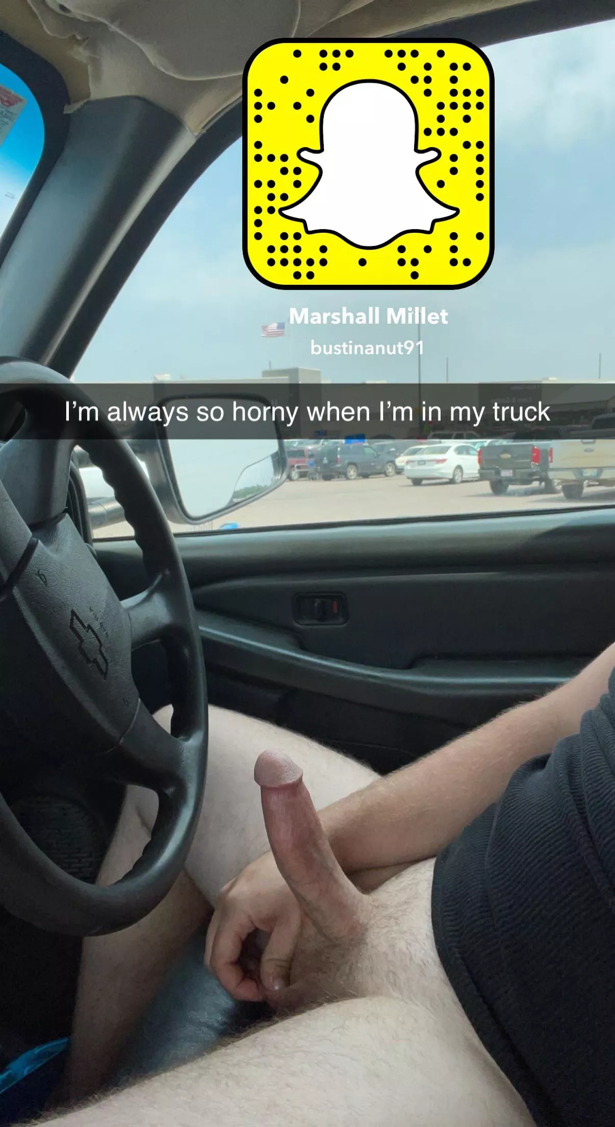 I’m always horny when I’m in my truck posted by bustinanut91