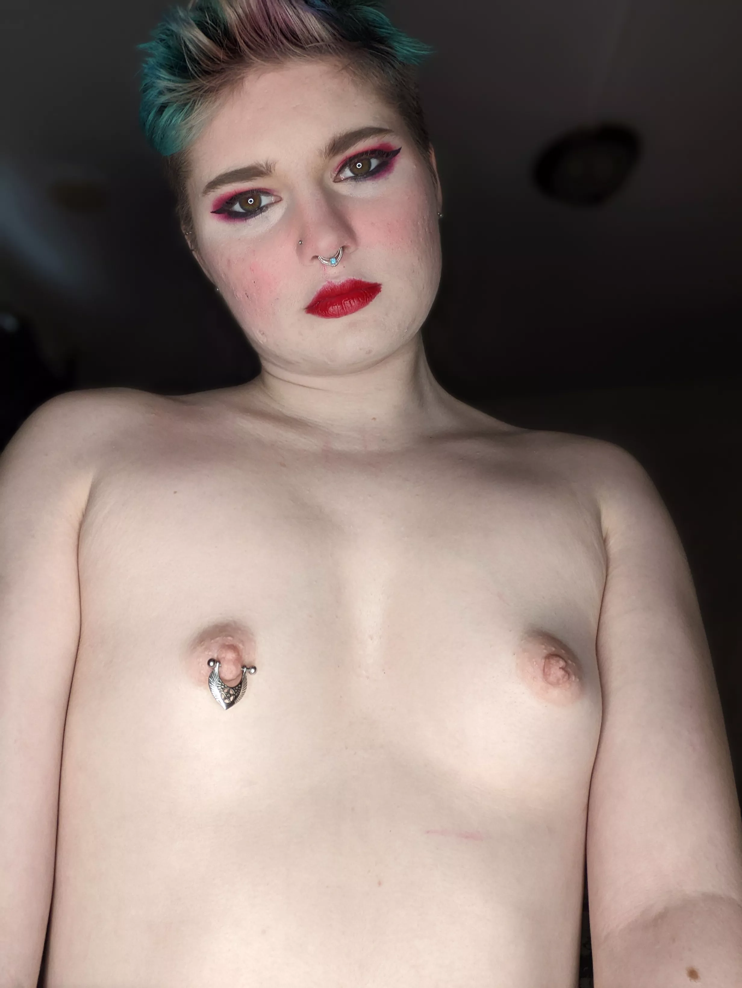 I'm autistic so actually my eyes are down there posted by vampirepriestpoison