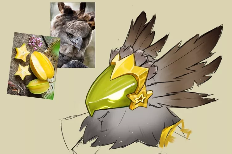 I'm doing this starfruit birb *-* should I continue? ⭐️ (art by me @Mrjairorate ) by jairorate