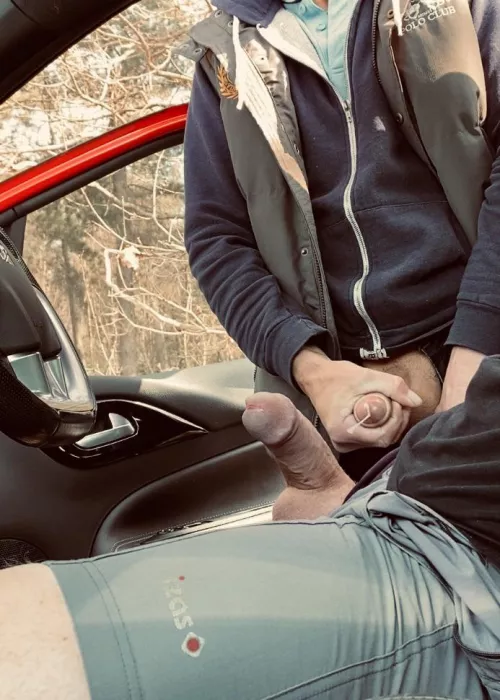 I’m glad I came here! Would you cum to my car if you saw me like that? by Bob_Shaft_