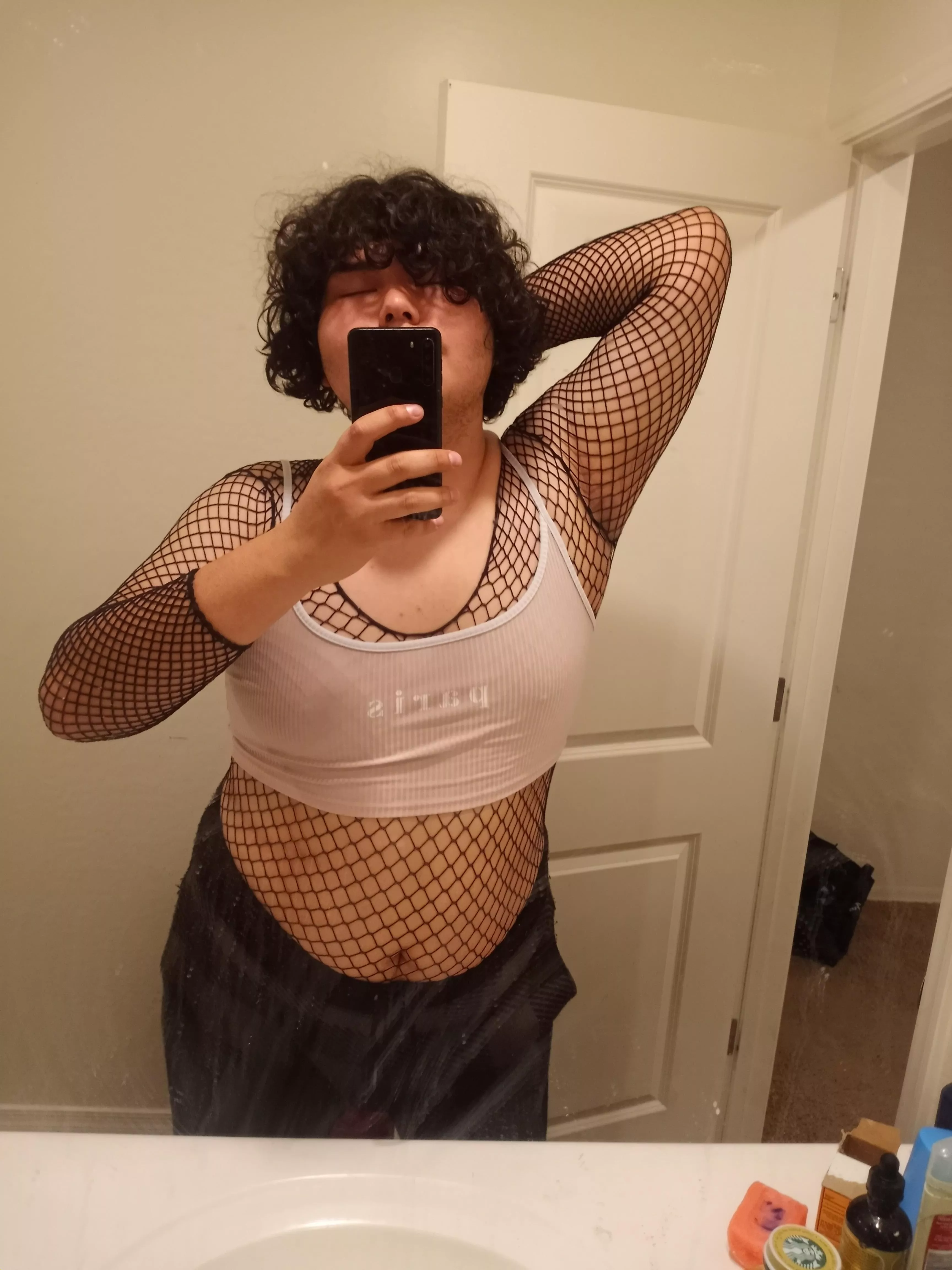 I'm gonna surprise my Dom with this, when she gets home🥰. do you think she'll be happy.? posted by skunky7418