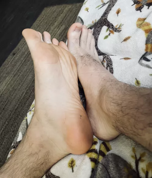Im here because I always get compliments about my feet. What do you think? by Real_Put_4513