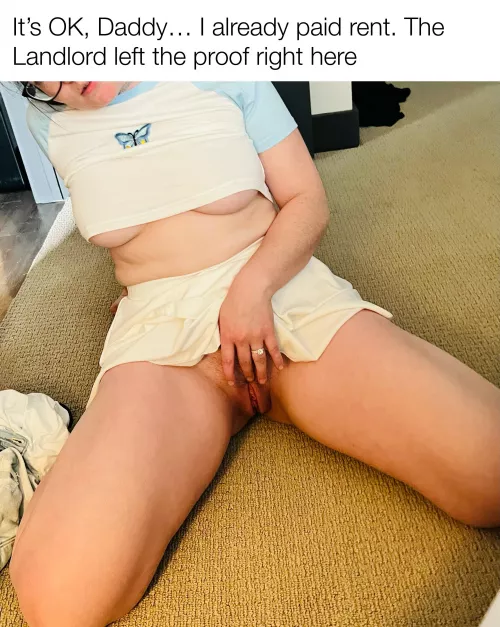 I’m just trying to be a good girl for him. How am I doing? [OC] F28 by DaddysLittleDefect94