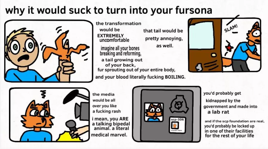 I’m not trying to discourage furries, I’m just making a point by harveysamazingcomics