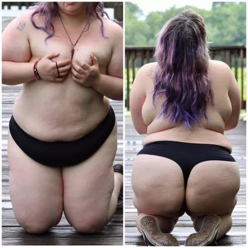 I’m proud of my body. Not afraid to get naked in public. by msthiccckitty