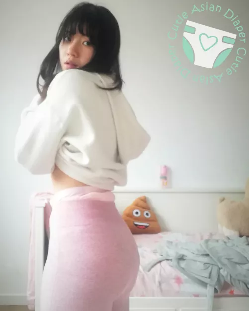 I'm so addicted to going out in public in super thick diapers😈✨ by AsianDiaperCutie