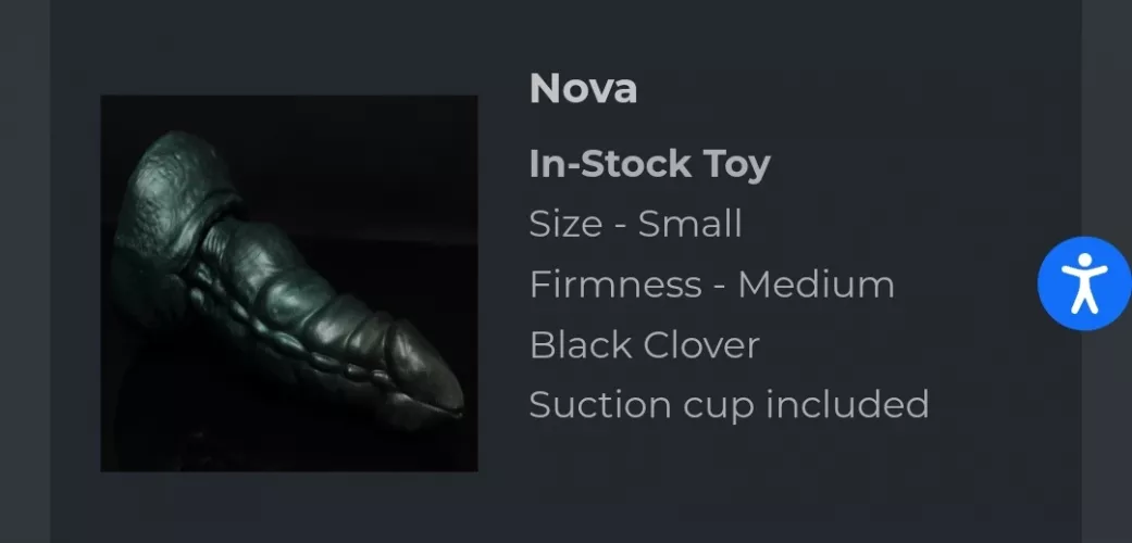 I'm so excited I finally got a Nova and my first bad dragon, wanted the rainbow but someone already got it but nothing wrong with second best right! by Bobross69-69