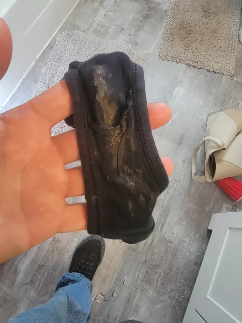 I'm thinking of selling my wife's used worn panties. would anyone be interested. by damanslam