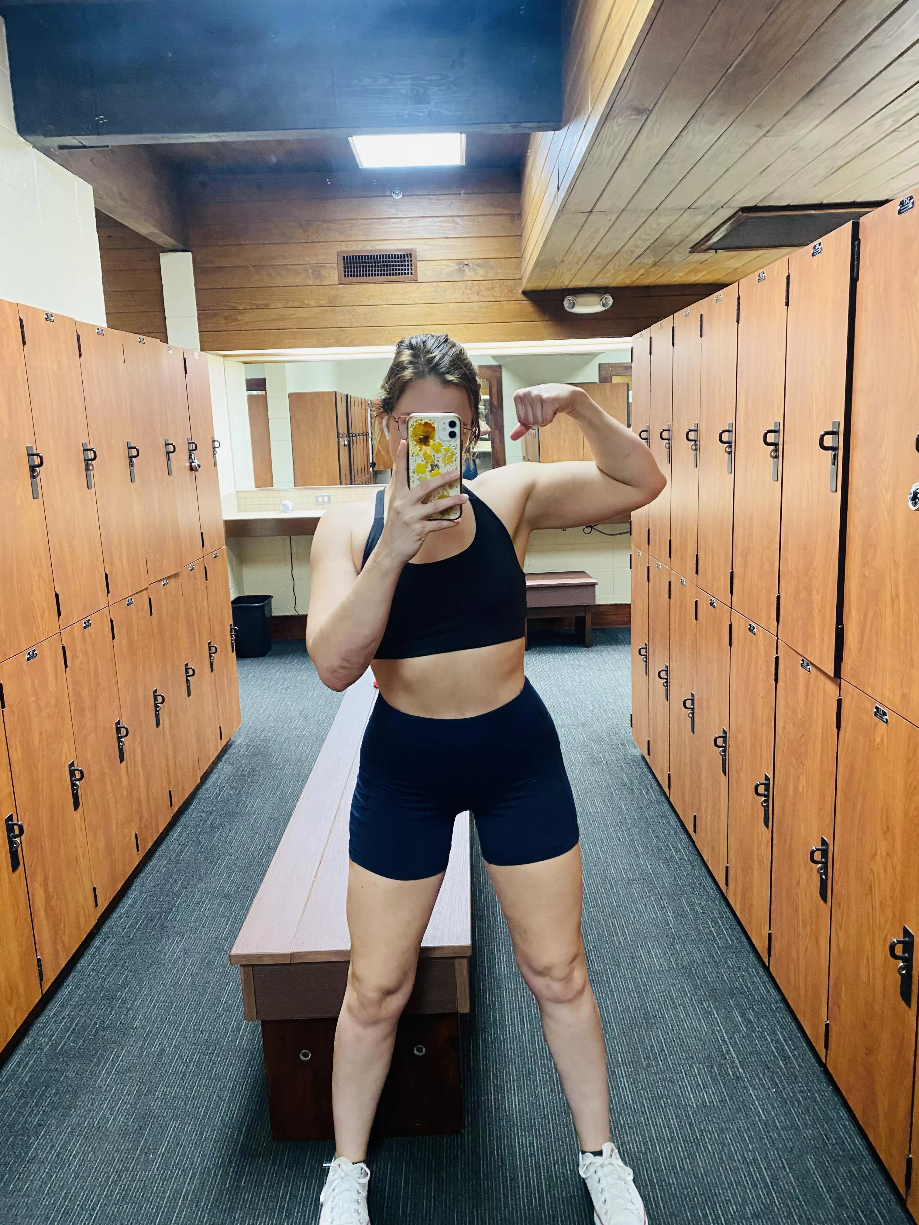 I’m too embarrassed to post my flexing in the mirror anywhere else yet. [F] posted by MiaaMoree