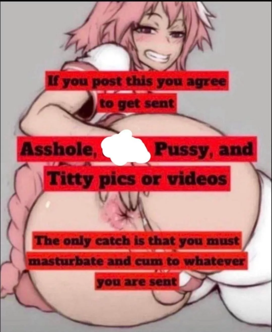 I'm up for anything and I will send proof if you want posted by TurbulentBee6116