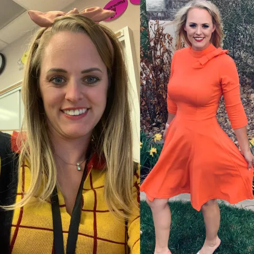 [Image] 33 year old English Teacher and a mom of 5. What do you all think of me? My husband and his friends say I’m still a hot mom. Don’t hold back! I love way dirty talk! This is my first test post so hope it goes good… by SexyFun1994