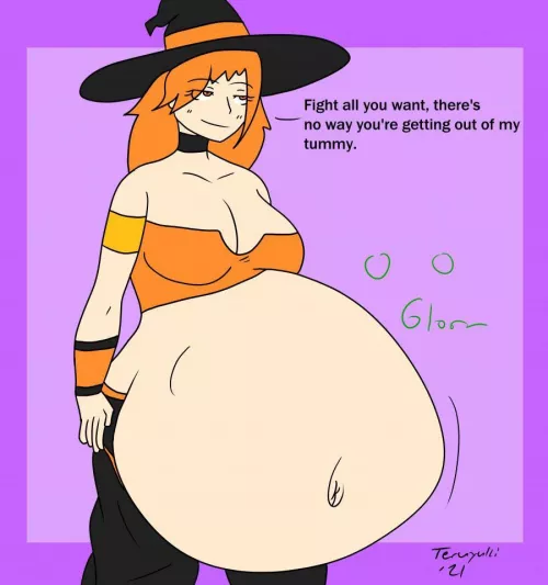 {image} F/? Same-size vore TeruyukiKiryuin by tiny_fox_boy