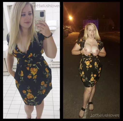 [image] How the night started vs how the night ended by lottielushloves