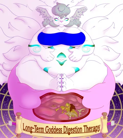{Image} Long-Term Goddess Digestion Therapy (OC) by DigitalFurryArtist
