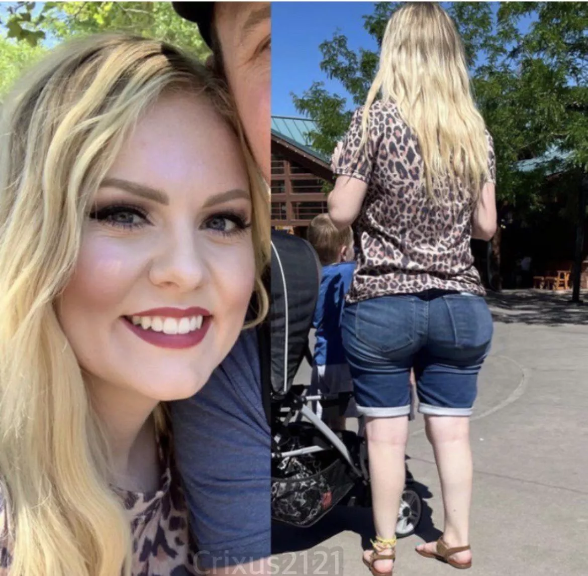 [Image] My wife’s beautiful face and her thick white mom booty. She’s 28 and a mom of 3. She’s also only 5’3. I have been her sexless cuck for 3 years now. posted by Crixus2121