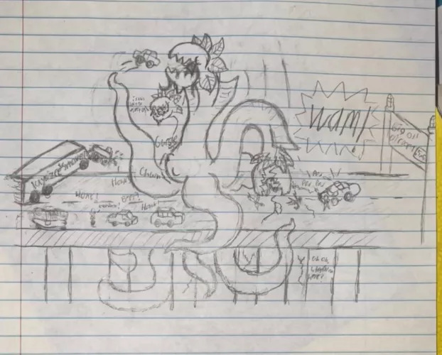 {image} no honking! Blockade stays till you stop!!! by Raminus_polius