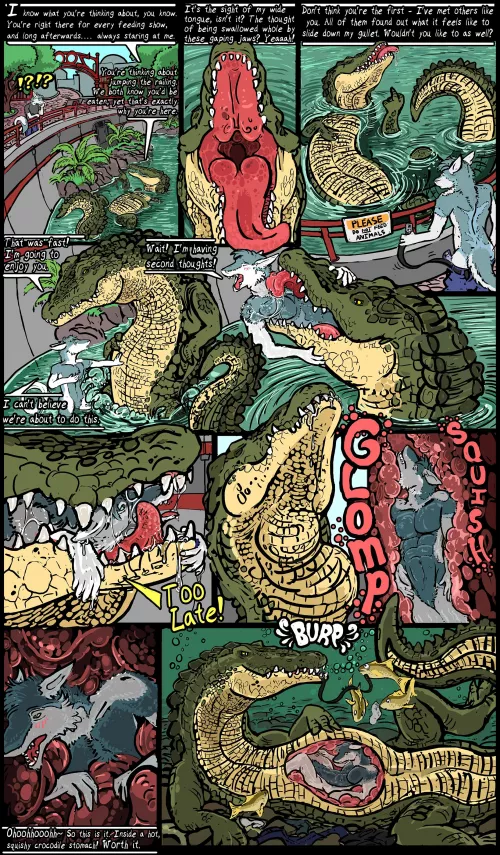 {Image} Please Don't Feed the Animals by Staple [furry] [oral] by prettyneatdude