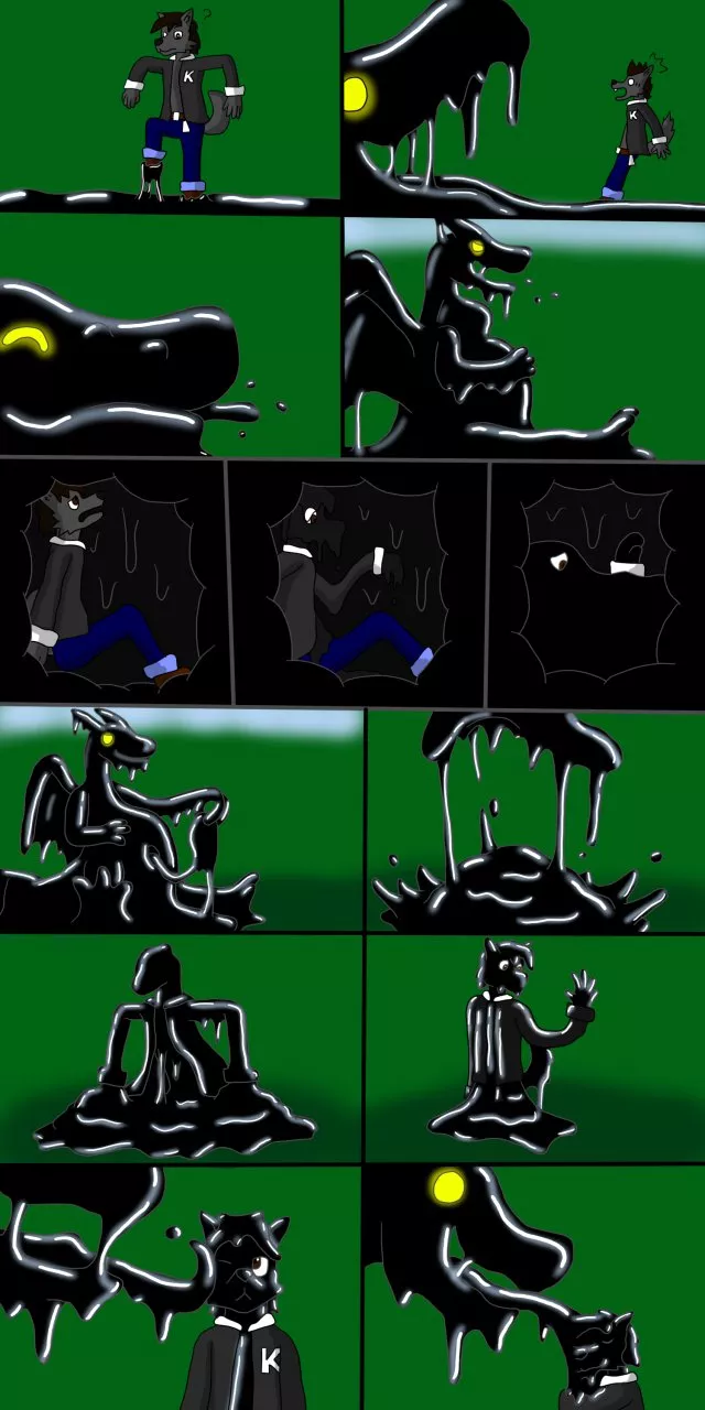 {Image} Slime TF comic 6th by K-HENRY [oral][digestion][TF][unwilling] posted by albrecht_wsd65