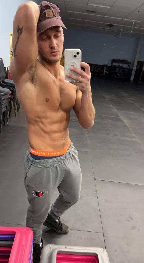 Imagine all the sweat after a hard workout by The_BrentS