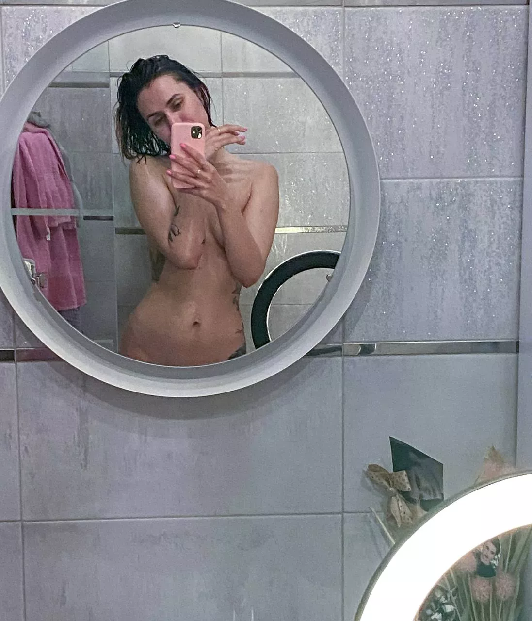 Imagine it's not water, but your sperm on my belly posted by Sugar_Susie