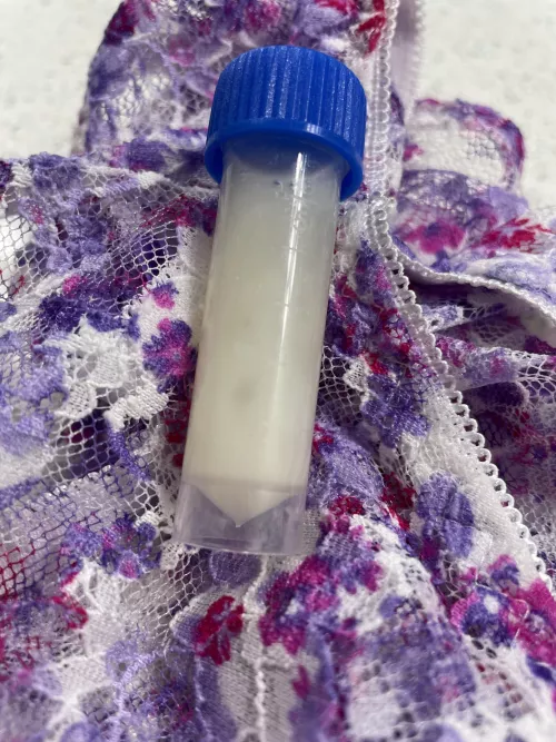 Imagine this: You receive a package. Inside is a pair of sweet smelling dirty panties and a vial of my vaginal lubricant to rub all over yourself. Would this be a nice surprise? by Ashleyybeee