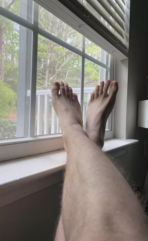 Imagine you’re my neighbor and you see me naked like this in the window…what would you do? by hottubsexmachine18