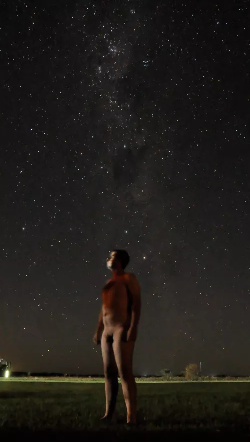 In a contemplative state facing the infinite 💙🌌 by CourierSixUry