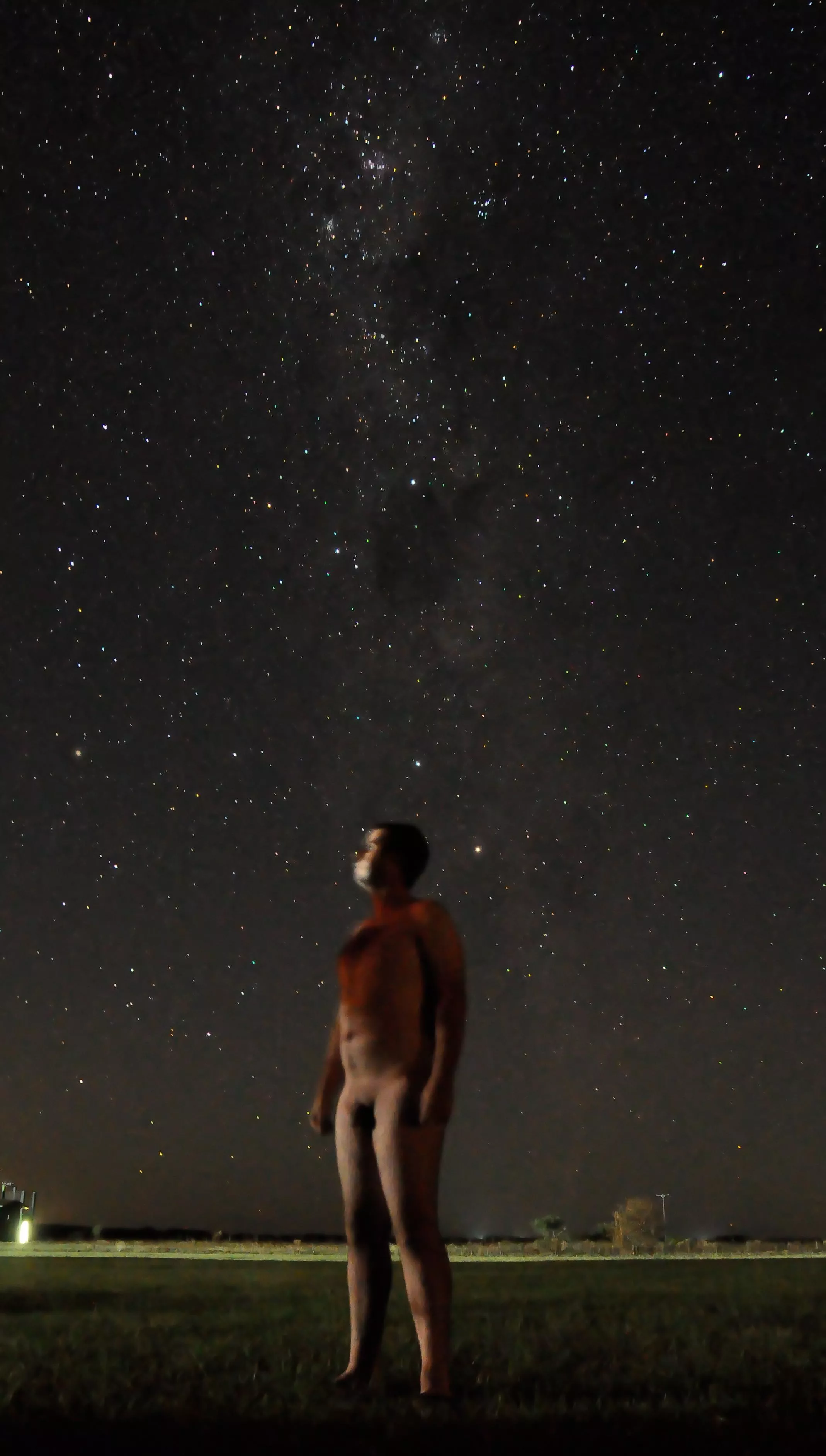 In a contemplative state facing the infinite 💙🌌 posted by CourierSixUry