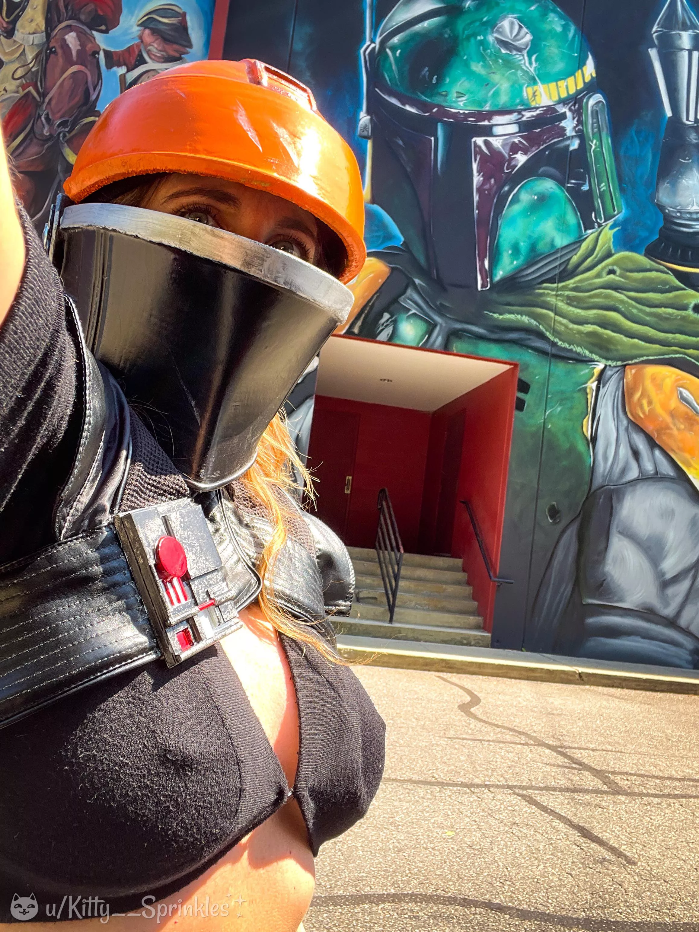 In a galaxy not so far away… A nice little sneak peek for what’s to cum on Star Wars Day! Took pics this morning. (=^•^=) [f] posted by Kitty__Sprinkles