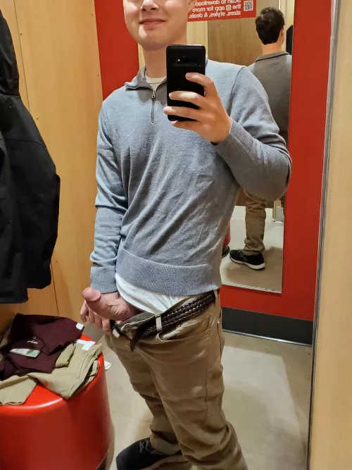 In a Target changing room. by Ericprime332