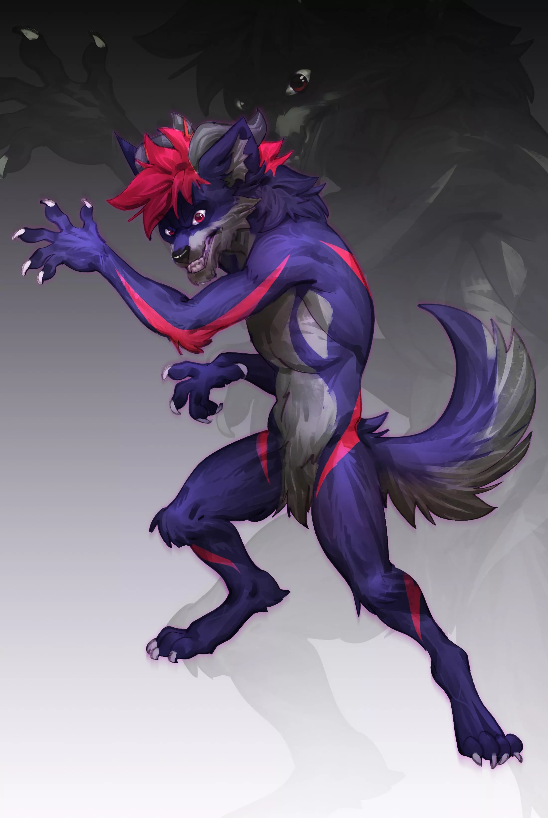 In Deep Shadows!. Finished client commission for NotAnArcanine. My commissions are open starting from $50. posted by Outrageous_Work_2863