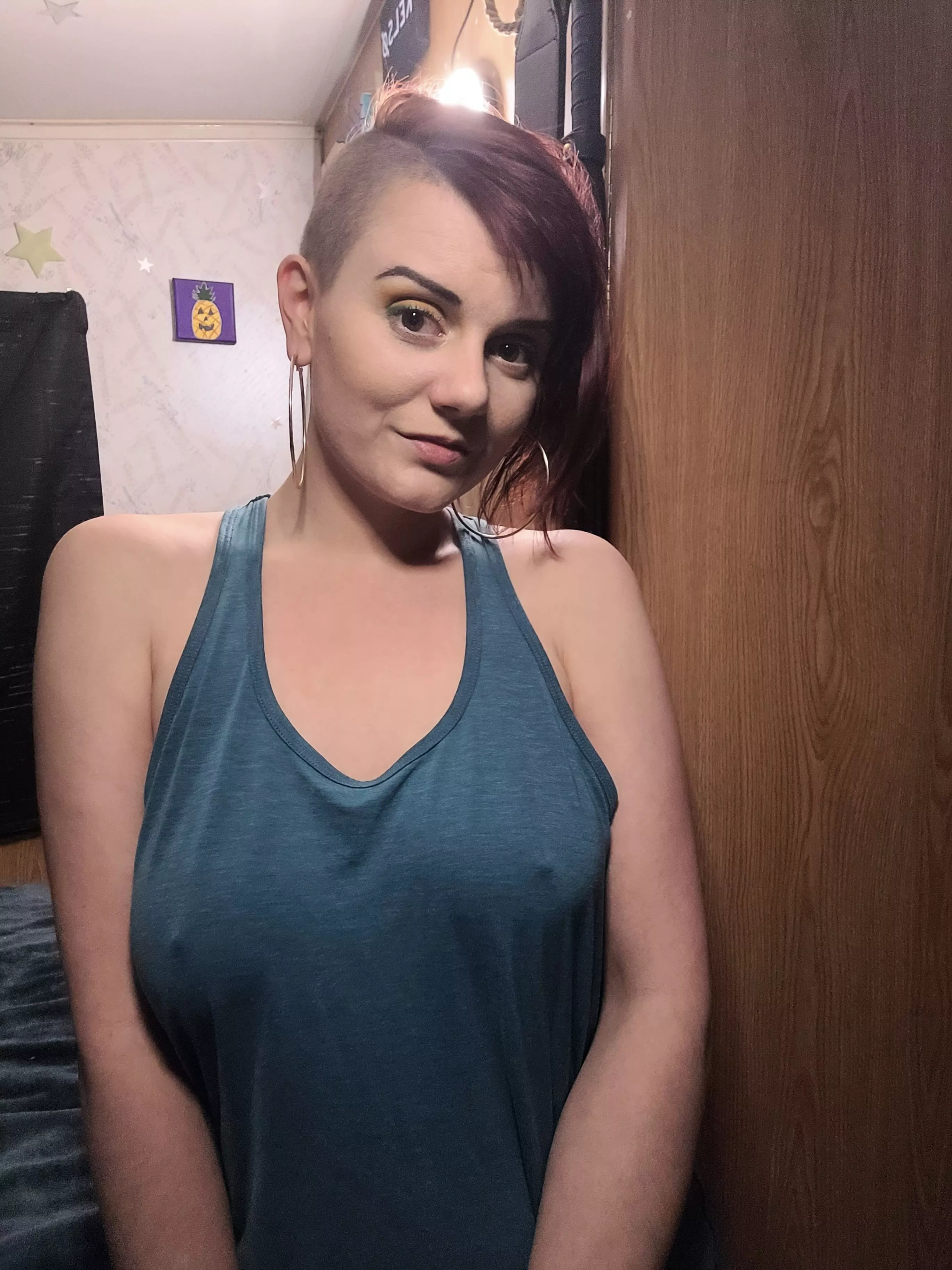 In school girls used to roughly pinch anyone's nipples they could see as a prank. Jokes on them, I'm into that shit! posted by lil_redrider23