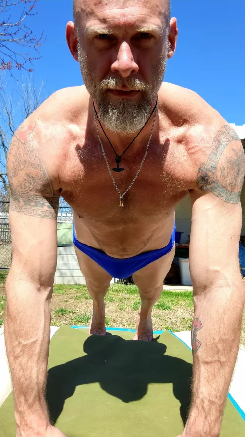 In the army everyone wanted to test their IV skills on me. At least I was hydrated! by yogadaddywill