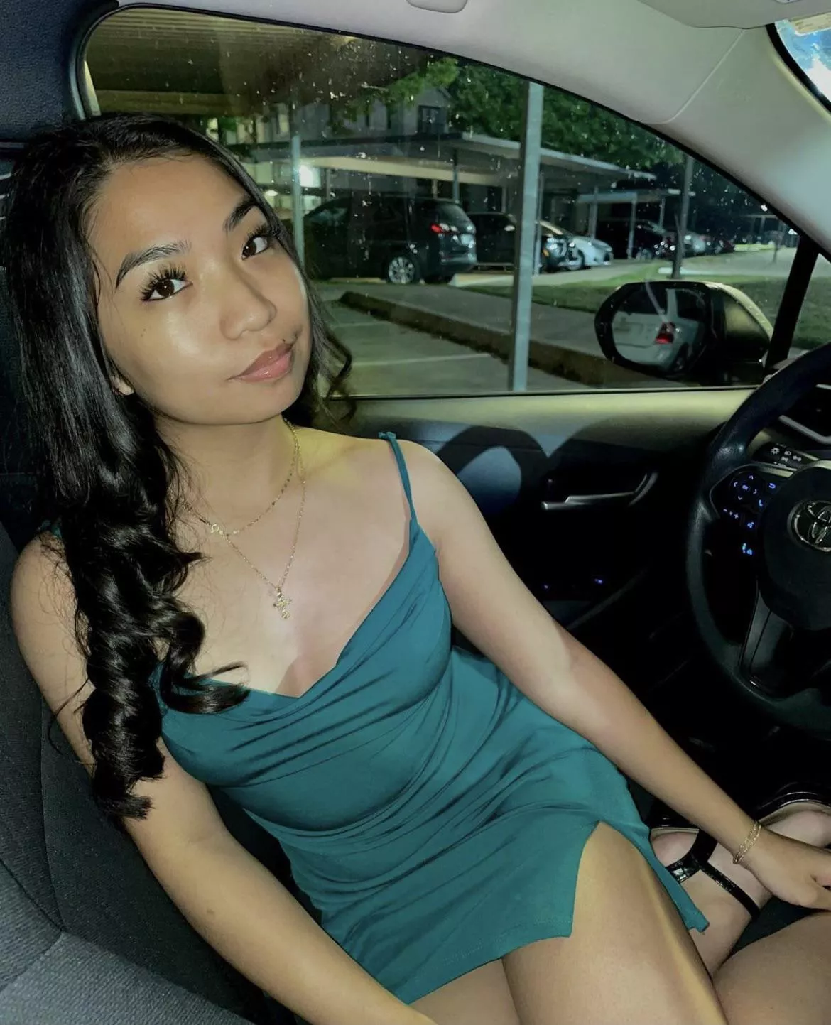 In the car posted by splashhermes