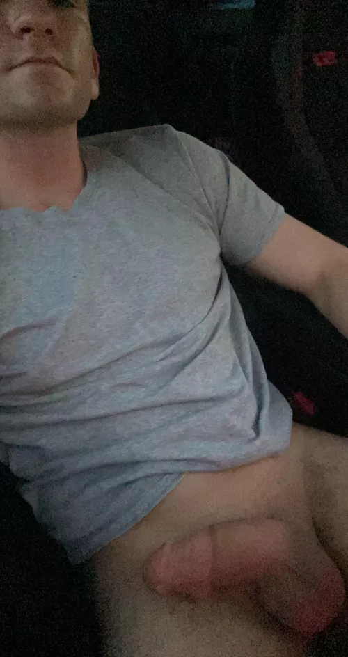 In the car😋 by AwkwardAd3721