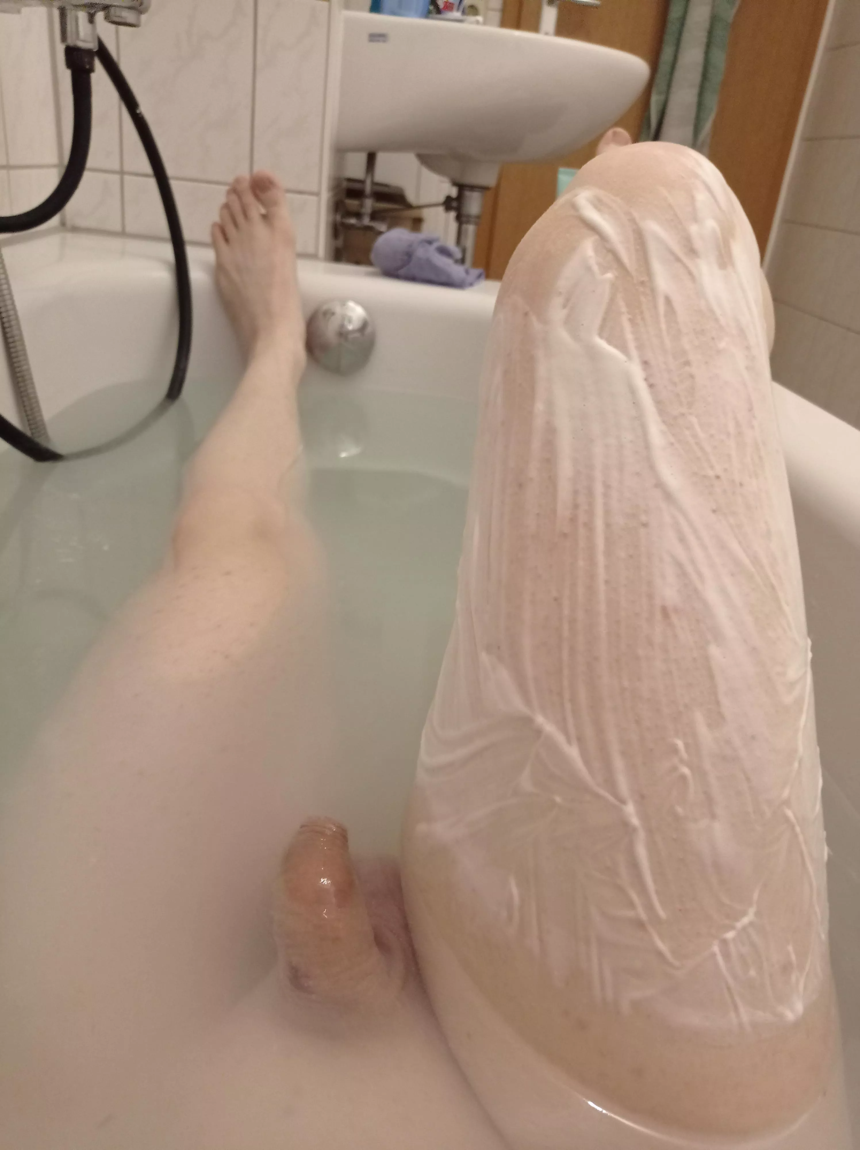 In the middle of shaving anyone who wants to help me? 🥺 posted by LittleMetalBoy666