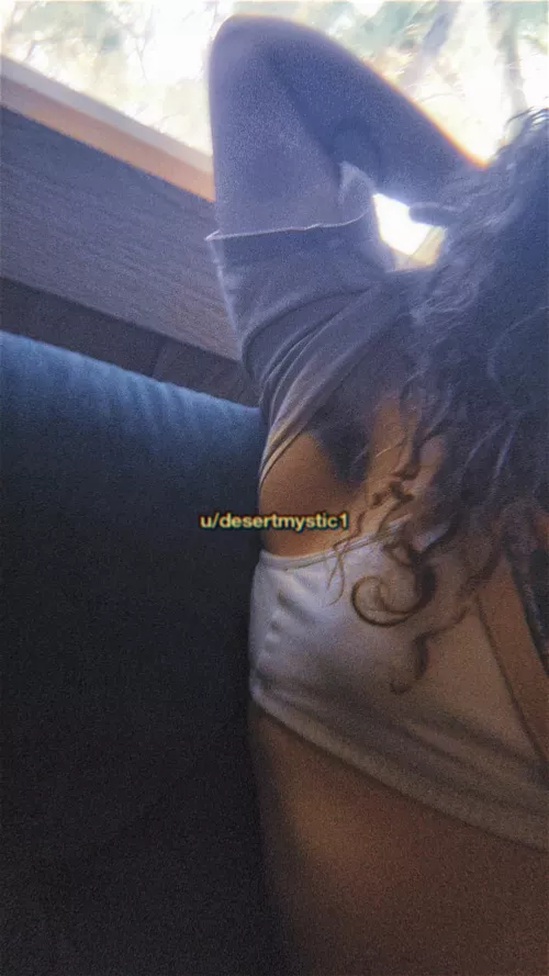 in the middle of working out 😚 hello lovelies 🧚🏽‍♀️ by desertmystic1