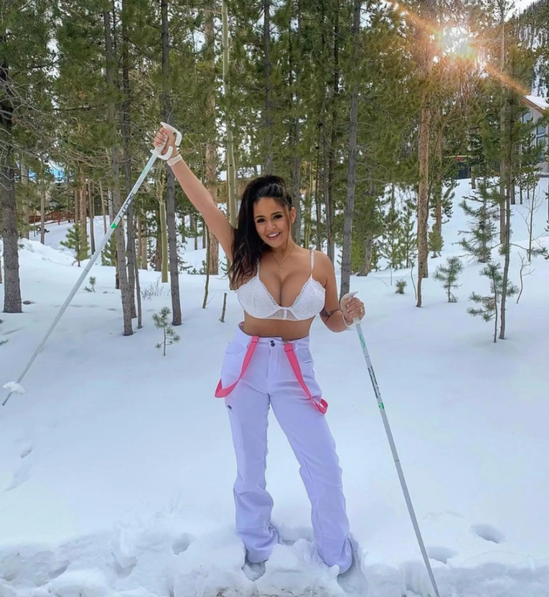 In the snow posted by BBCintocelebs