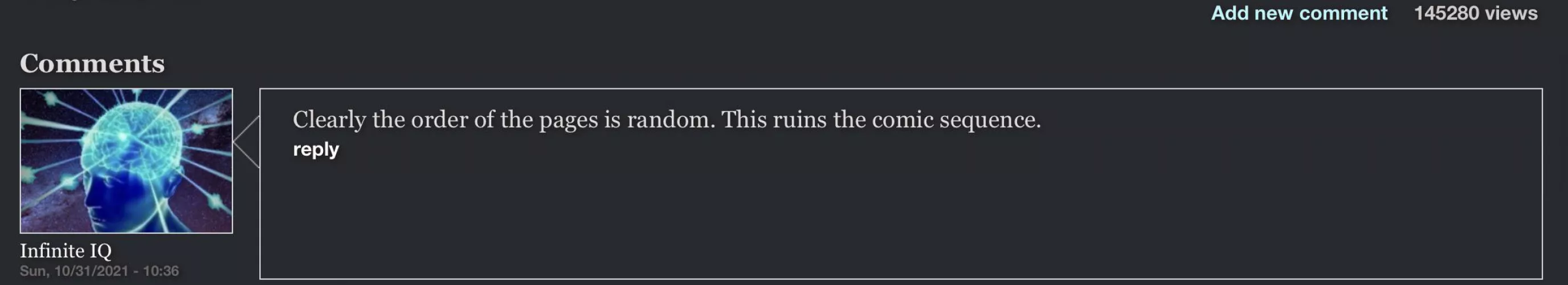 Infinite IQ man. by testreddit1223