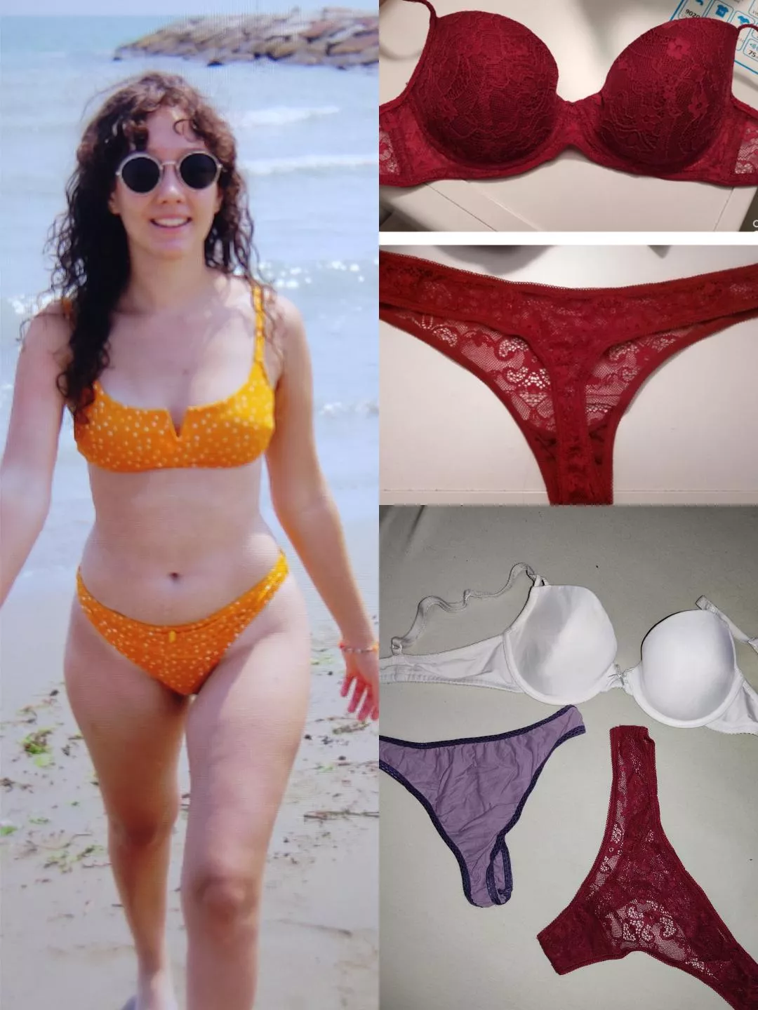 innocent girl with sexy laundry. what do you think guys? posted by cuckedfromirls