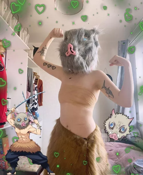 Inosuke, demon slayer - by EdensGardenOfCosplay by EdensGardenOfCosplay