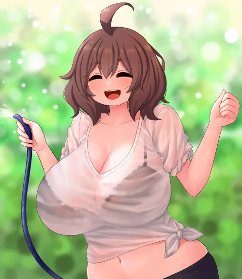 Insomnia-Chan Playing With The Hose (The Only Shoe) [Original] by sequence_string