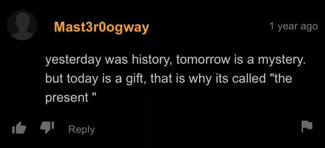 Inspiring words from Master Oogway by crocmaster3000