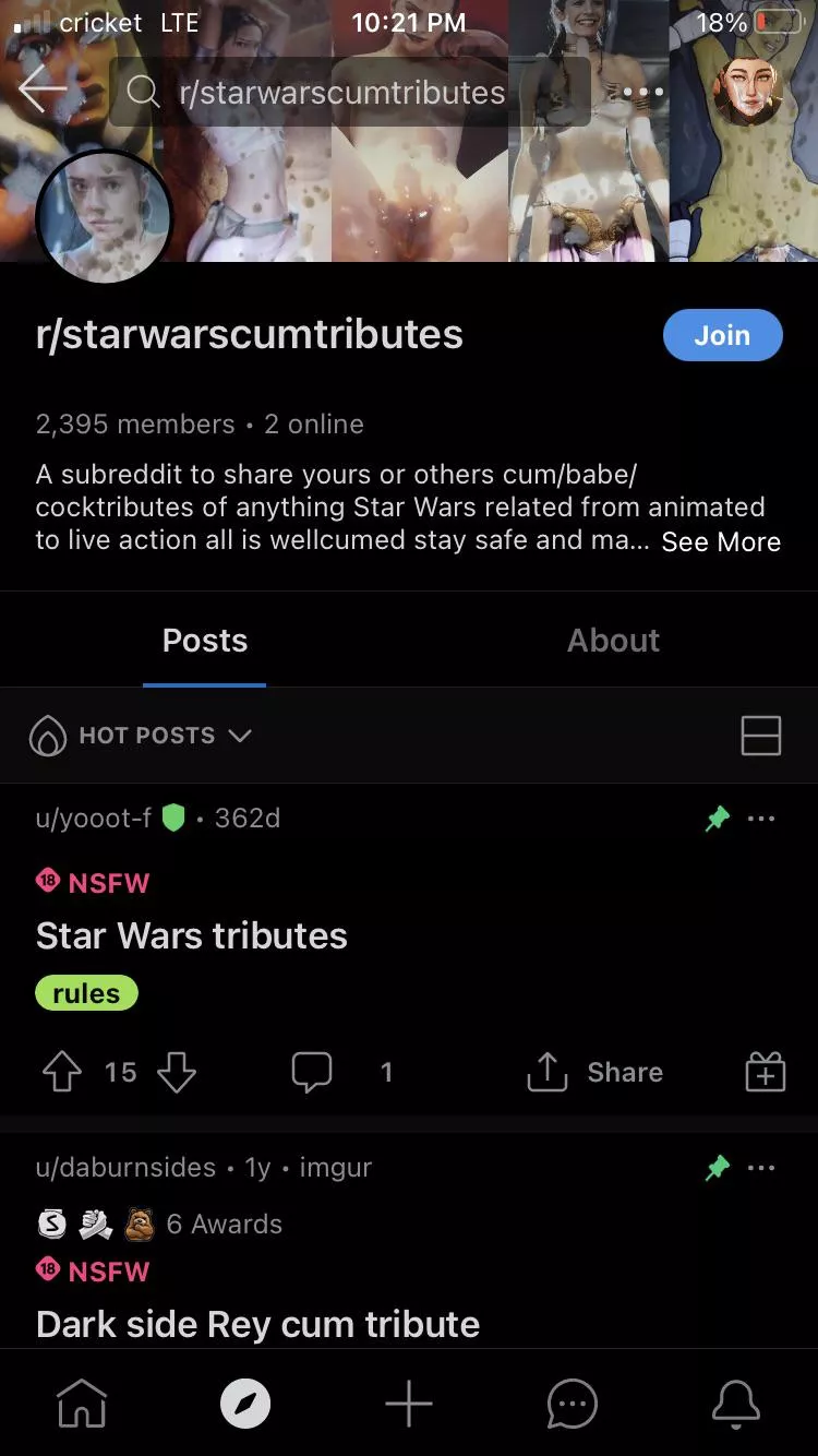Interesting Star Wars sub I found kinda hot tho (Reddit) posted by Mint_boiiii