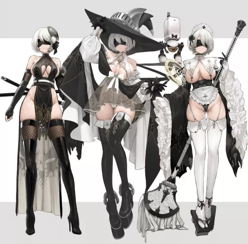 Into the 2Bverse by (Bach do) [Nier Automata] by Faoovo